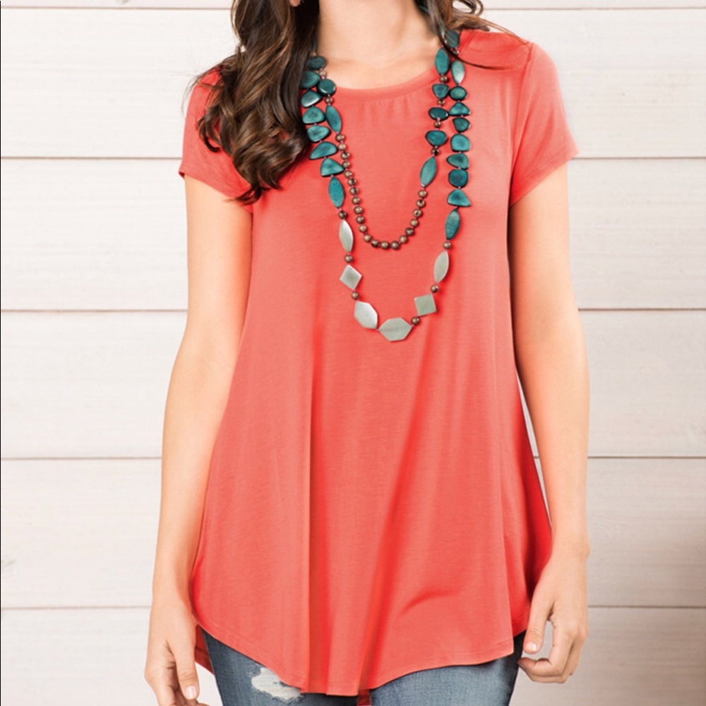 NWT Matilda Jane Nectarine Dream Tee Large